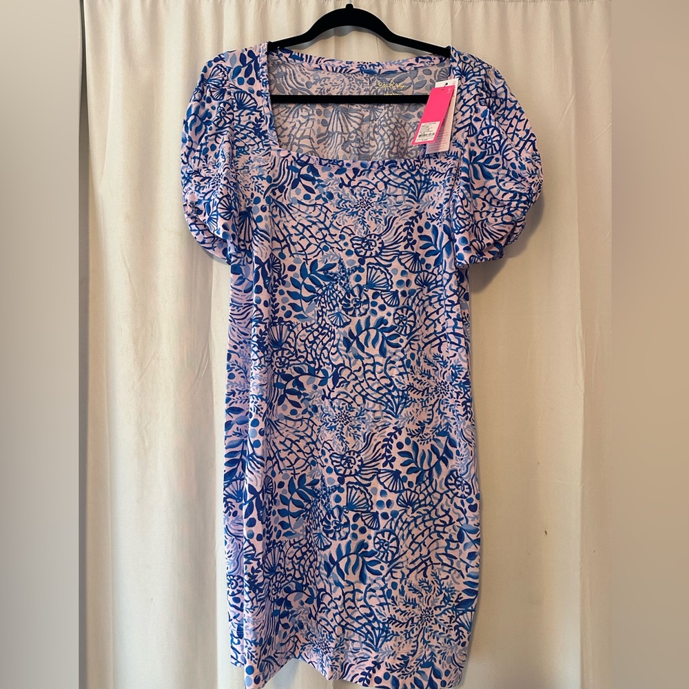 Lilly Pulitzer HAYDN SHORT SLEEVE DRESS nwt size large